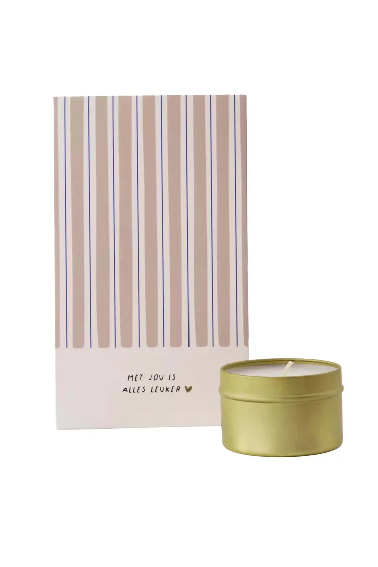Zusss Zusss | Geurkaars tin in zakje met jou is alles leuker