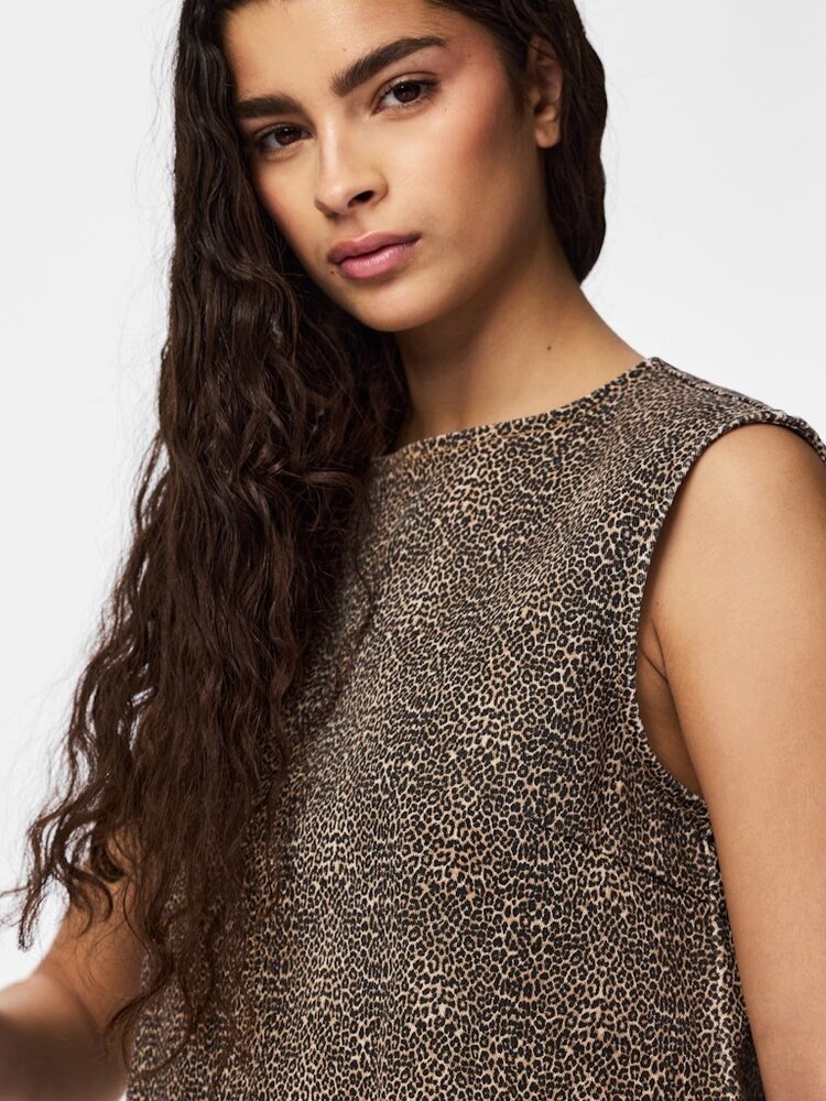 Pieces Pieces | Denim top Salume rawhide