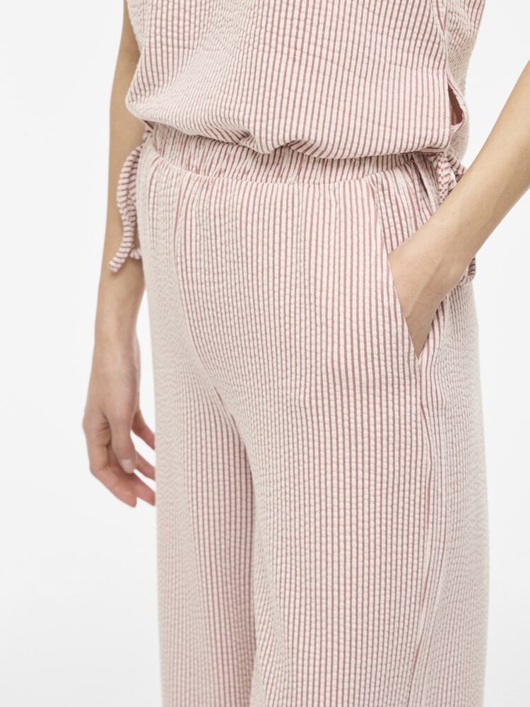 Vila Vila | Broek wide Striplo holly berry
