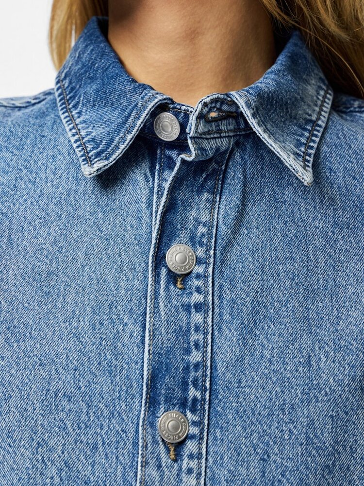 Pieces Pieces | Denim top Sky medium blue NOOS