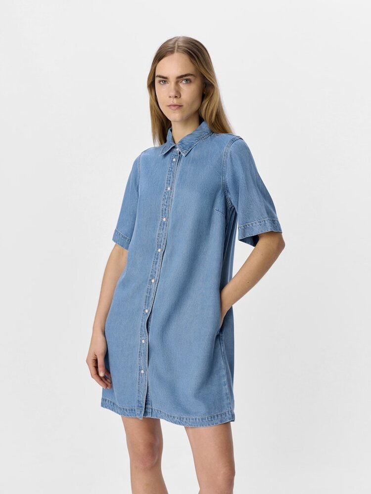 Object Object | Denim jurk Frame light blue NOOS