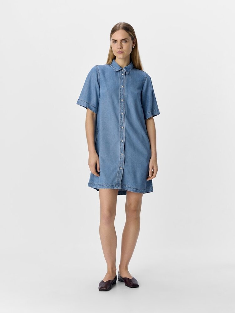 Object Object | Denim jurk Frame light blue NOOS