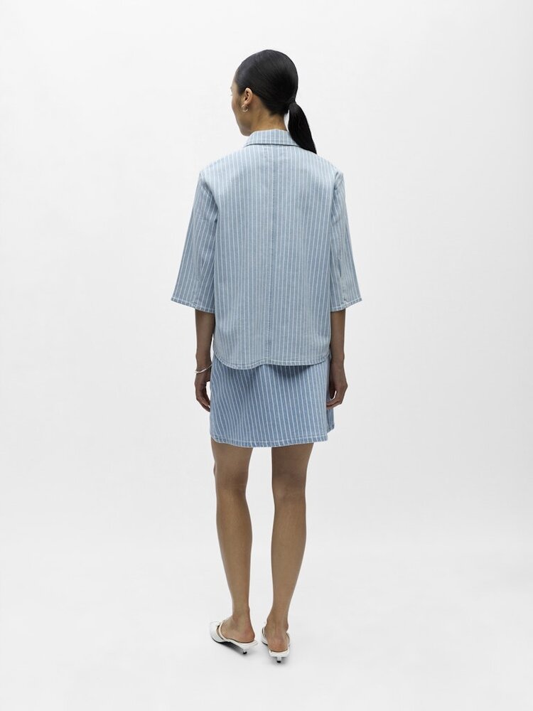 Object Object | Denim top Sanni light blue