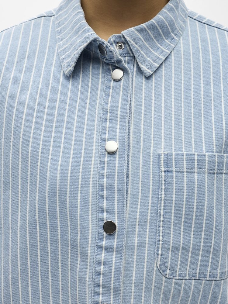 Object Object | Denim top Sanni light blue