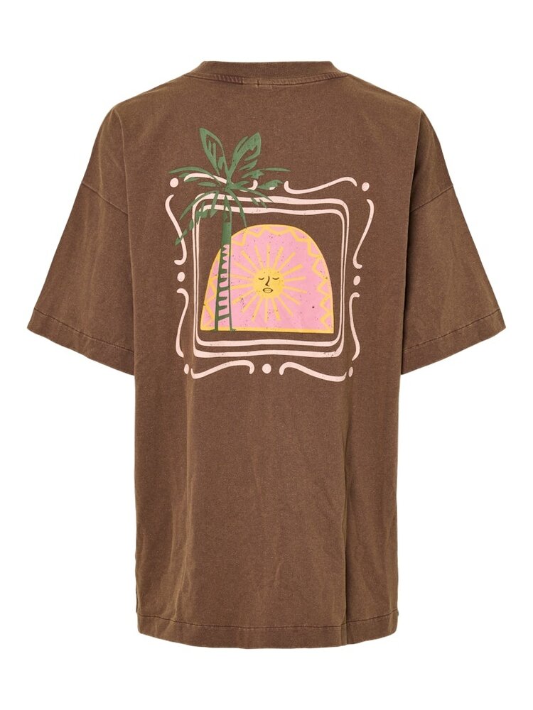 Pieces Pieces | T-shirt Kise deep mahogany