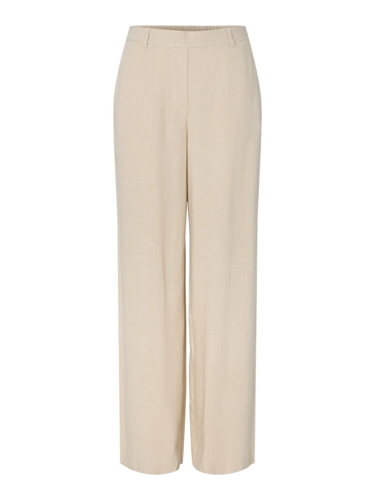 Pieces Pieces | Broek wide Vinsty silver lining