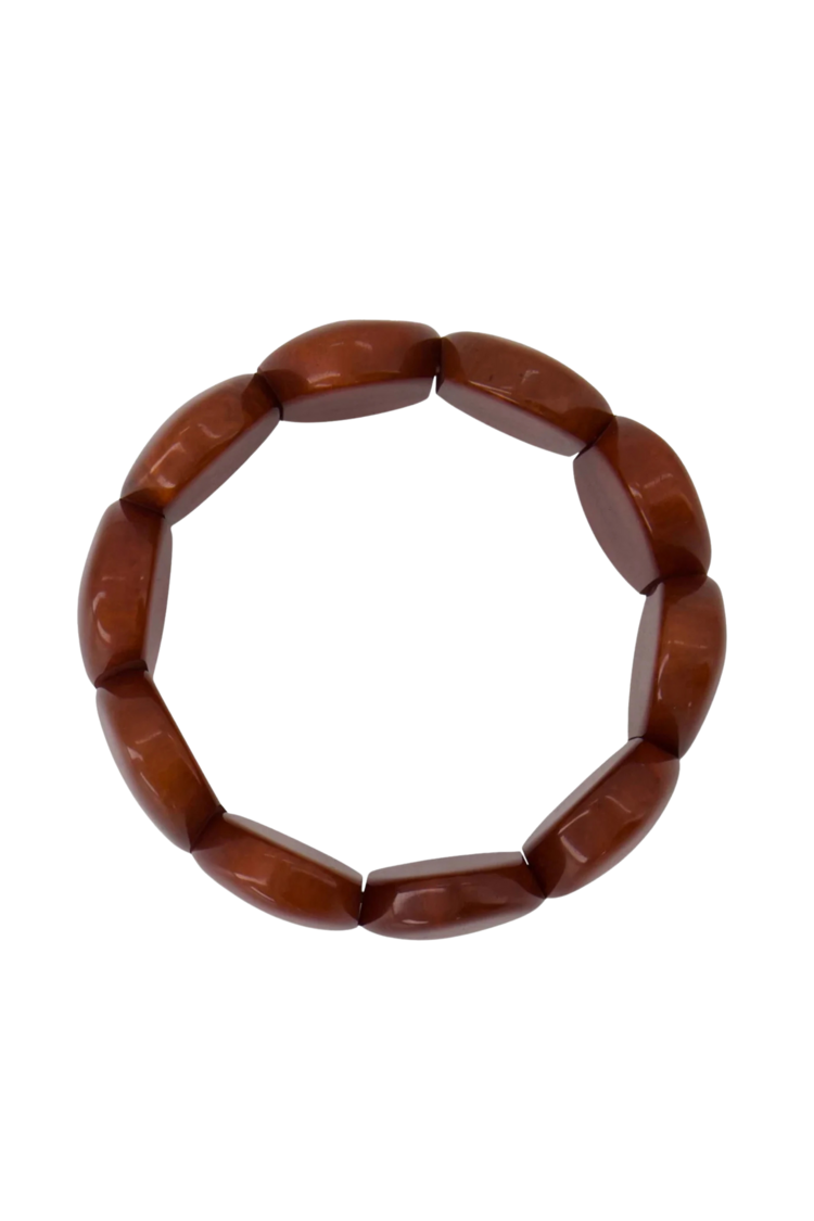 Zusss Zusss | Kralenarmband bruin