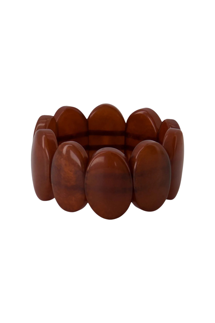 Zusss Zusss | Kralenarmband bruin