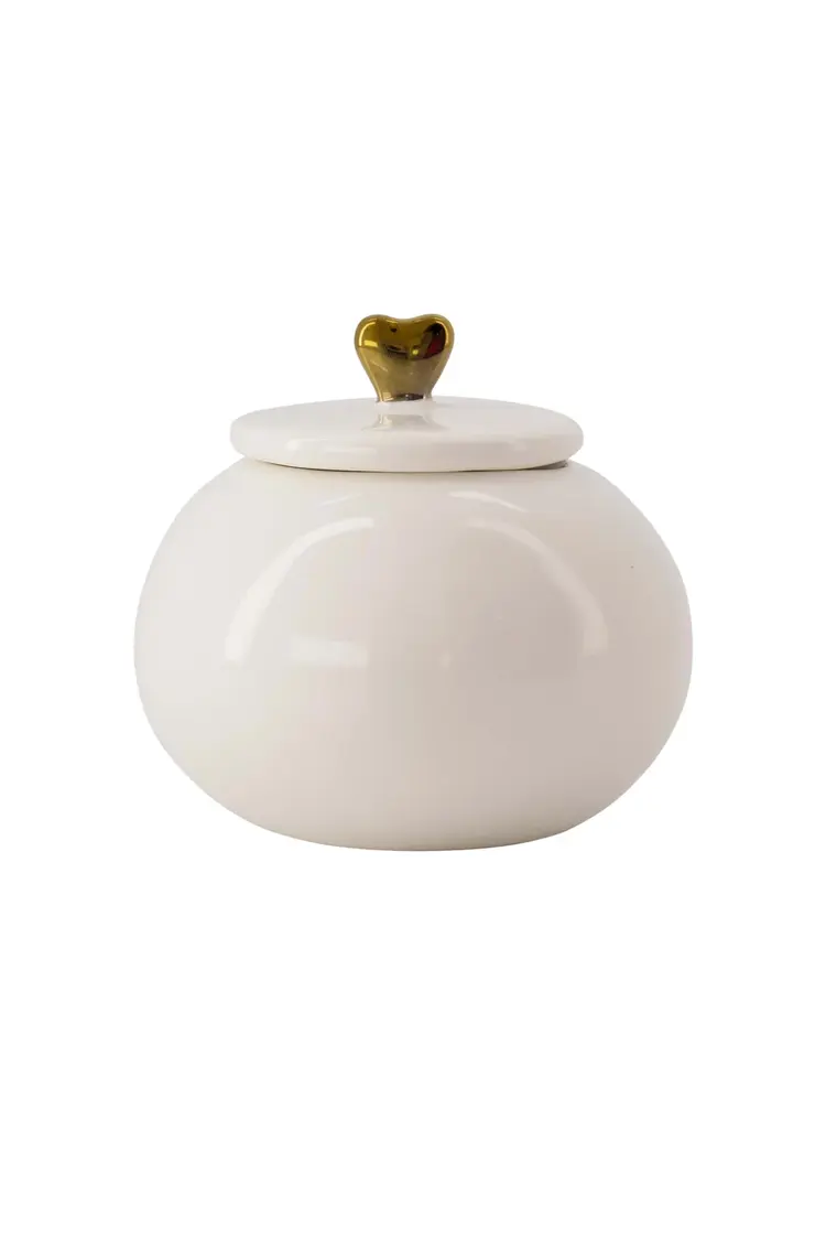 Zusss Zusss | Bewaarpot keramiek voor altijd in mijn hart