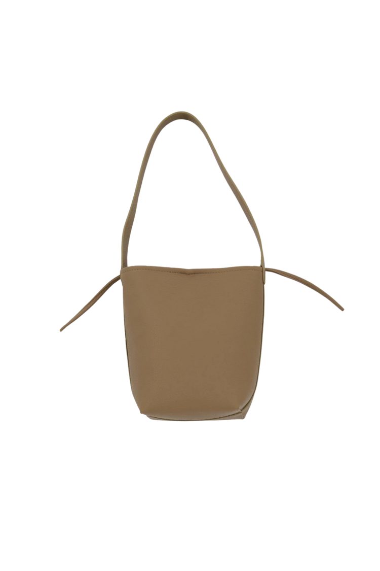Zusss Zusss | Bucket bag klein donker sand
