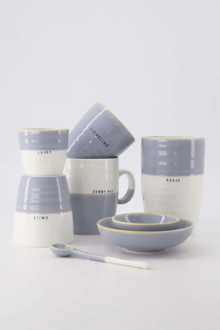 Zusss Zusss | Espressomok lucky lichtblauw