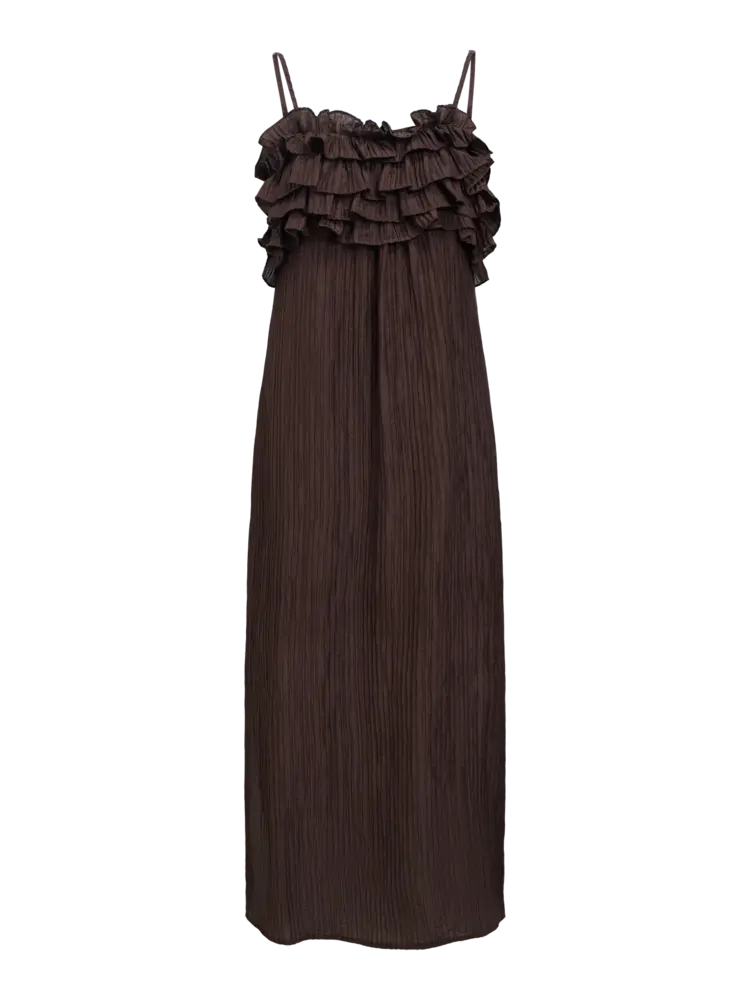 Object Object | Lange jurk Lyne seal brown