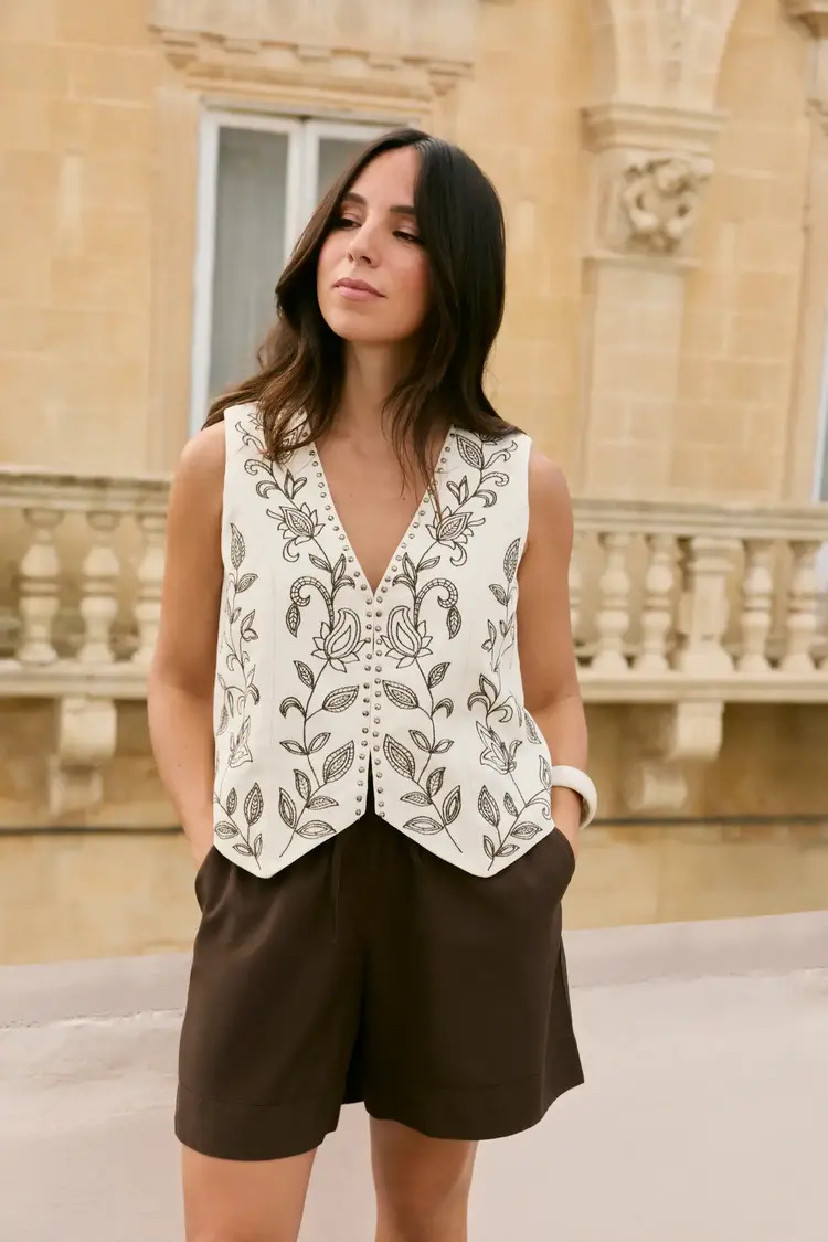 Vila Vila | Gilet Jado birch