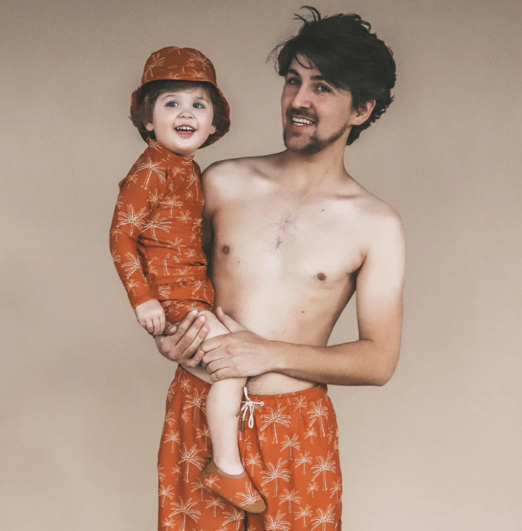 Salted Stories Salted Stories | Bucket hat Palms Bombay Brown