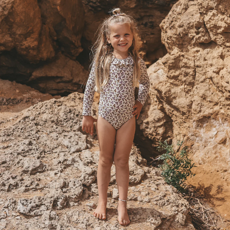 Salted Stories Salted Stories | Badpak Sparkly Flower Bombay Brown