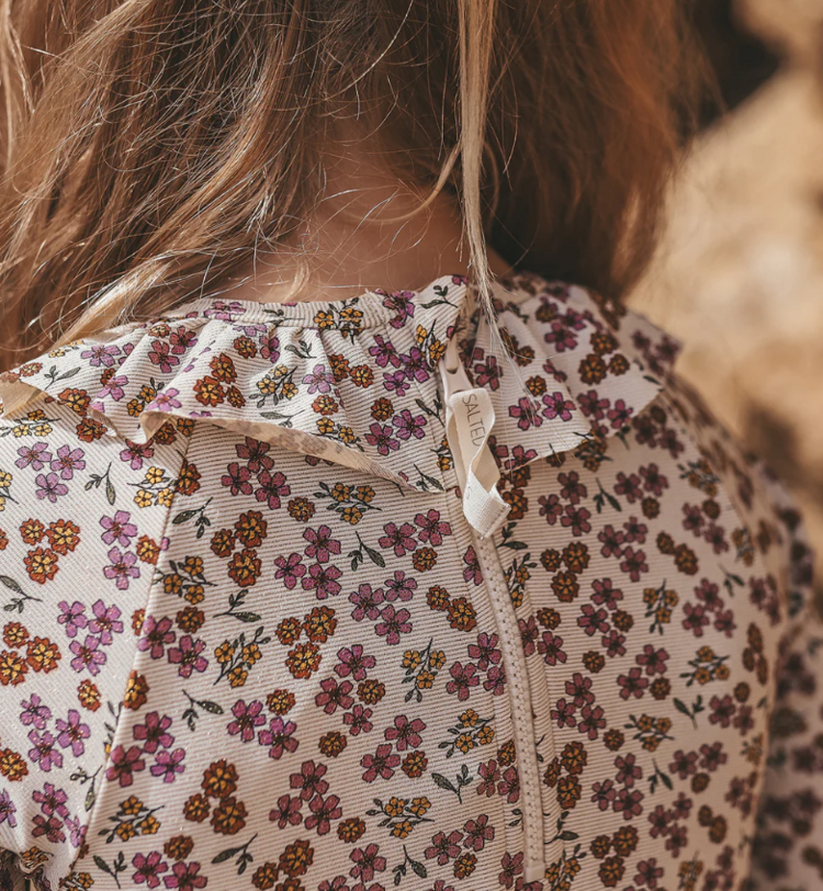 Salted Stories Salted Stories | Badpak Sparkly Flower Bombay Brown