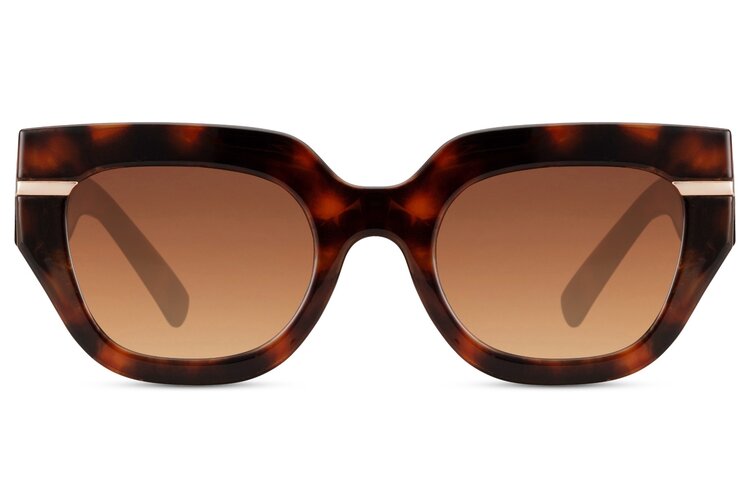 Zusss Zusss | Zonnebril  metaal gevlamd incl. brilllenkoker