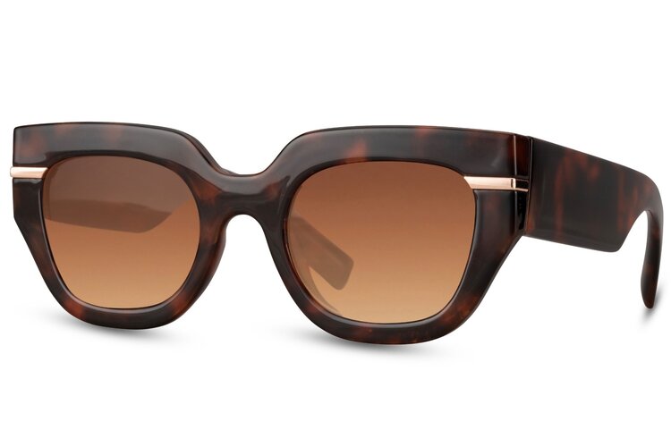 Zusss Zusss | Zonnebril  metaal gevlamd incl. brilllenkoker