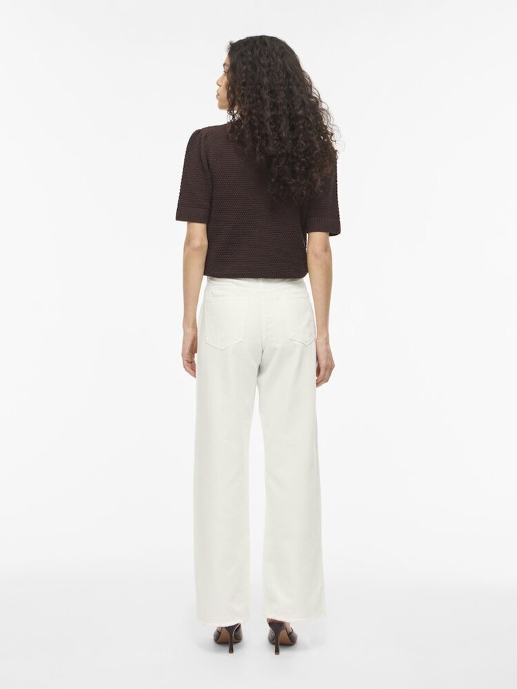 Vila Vila | Jeans wide Palma snow white