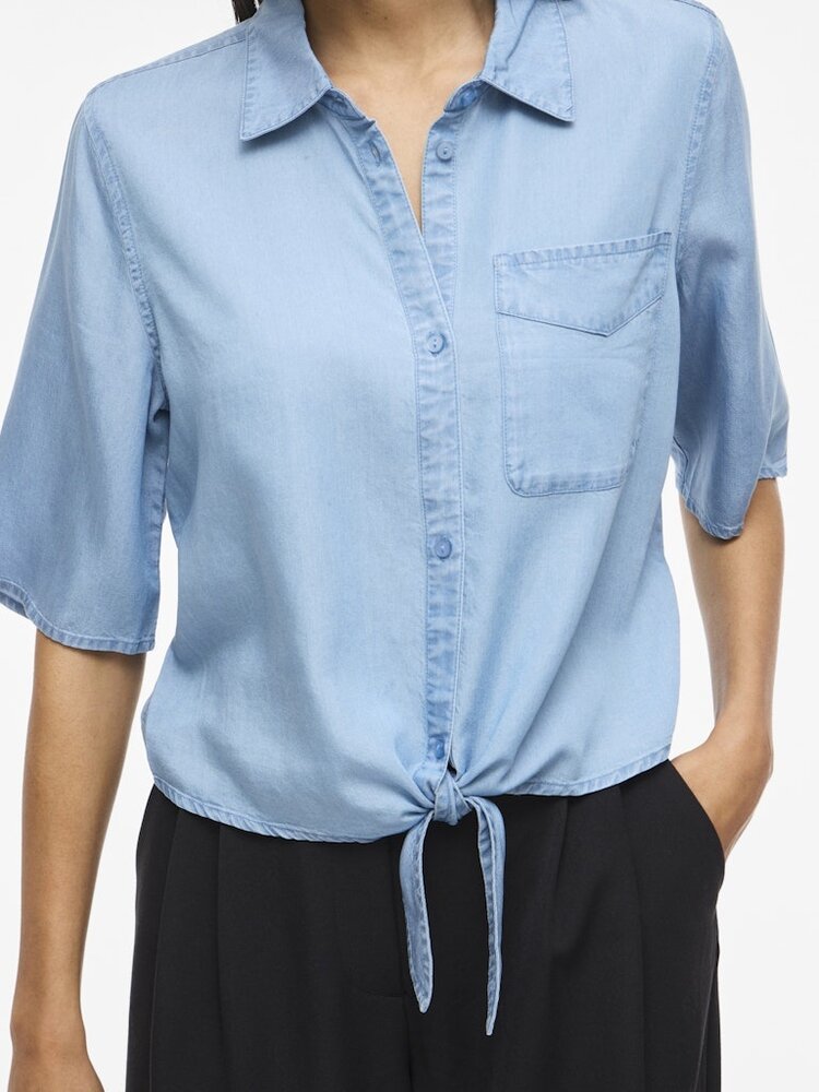 Vila Vila | Top Tea light blue denim