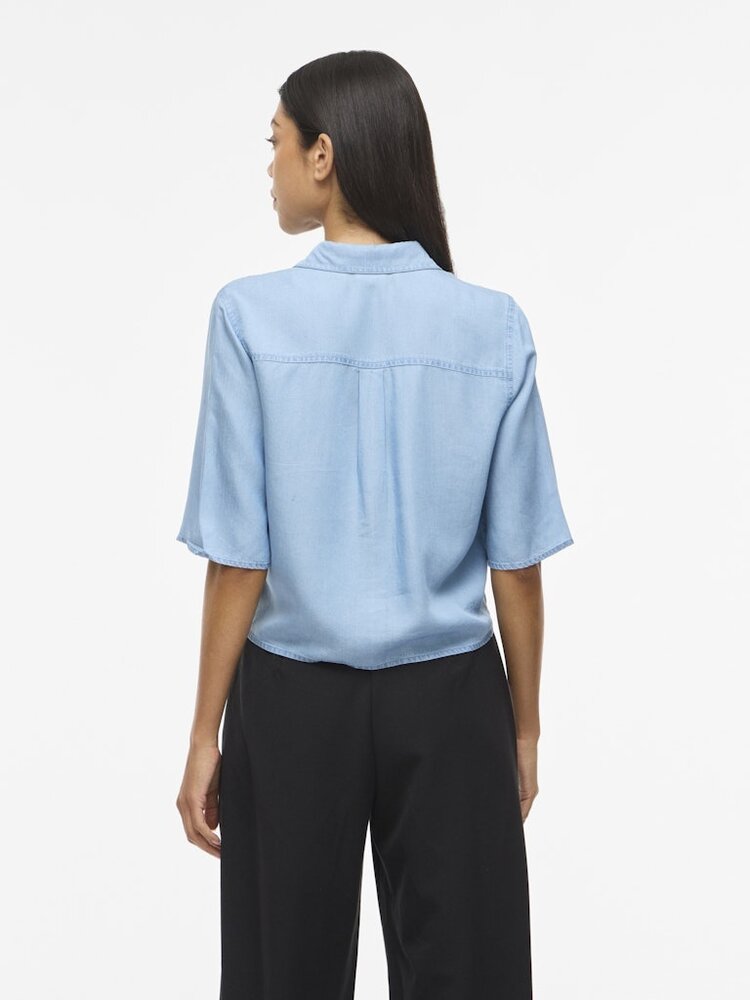 Vila Vila | Top Tea light blue denim