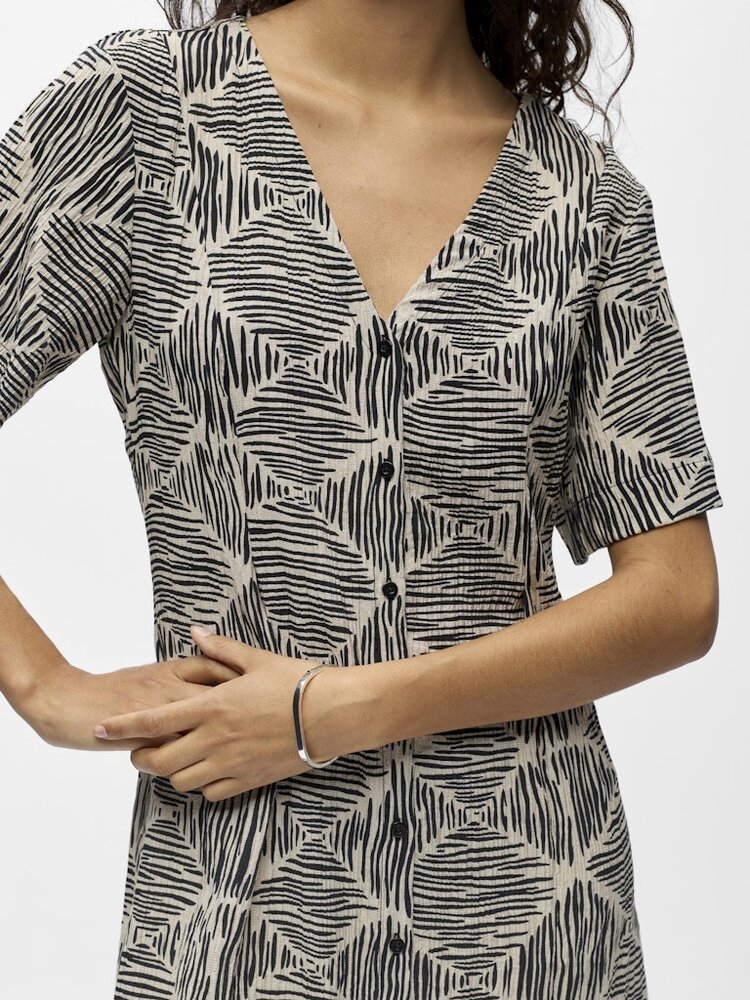 Object Object | Jurk Naja humus/black