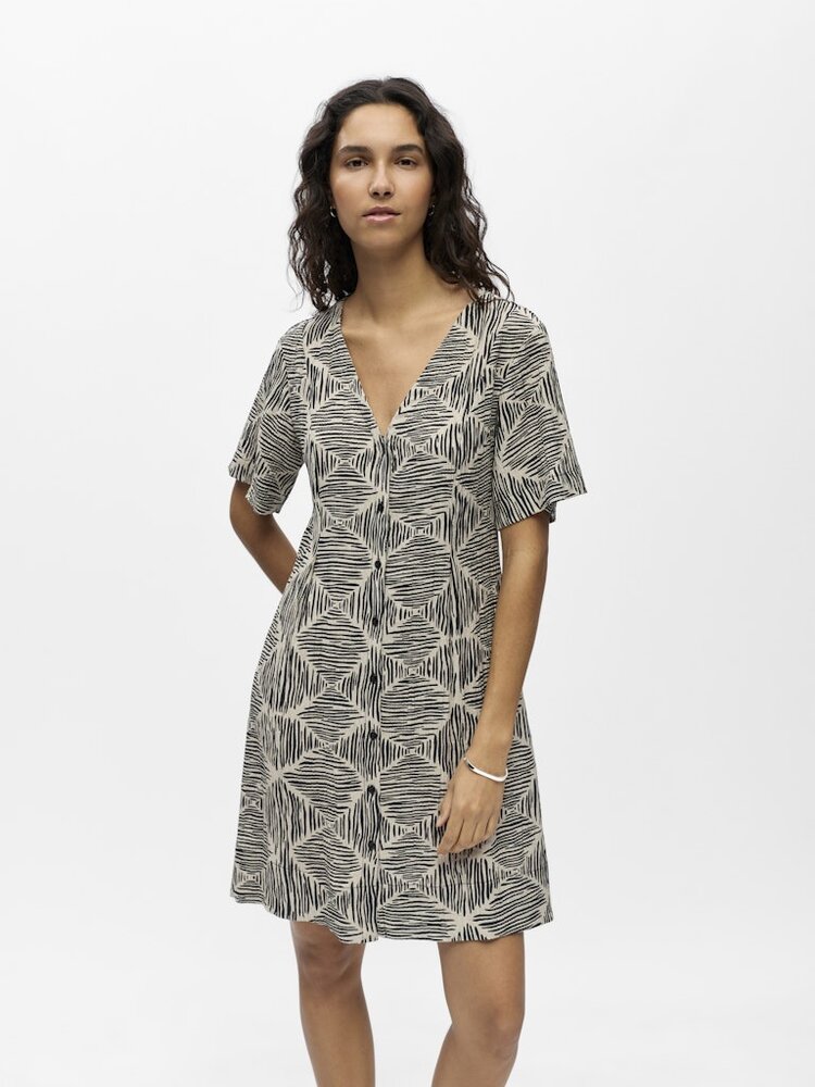 Object Object | Jurk Naja humus/black