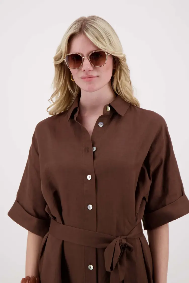 Zusss Zusss | Piloten zonnebril met hoeken incl koker goud