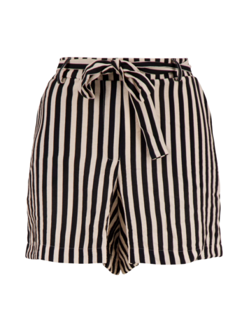 Zusss Zusss | Short streep met riem zwart