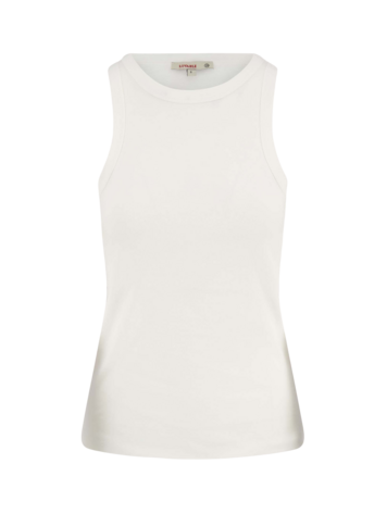 Zusss Zusss | Tanktop met borduur off white