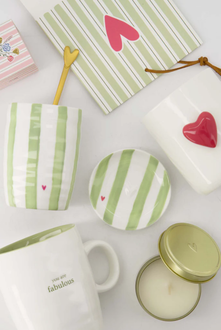 Zusss Zusss | Koffiemok streep hartje