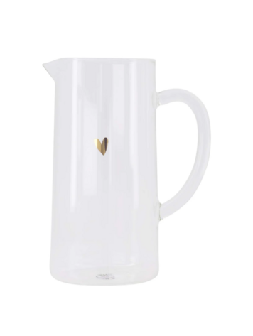 Zusss Zusss | Waterkan glas hartje