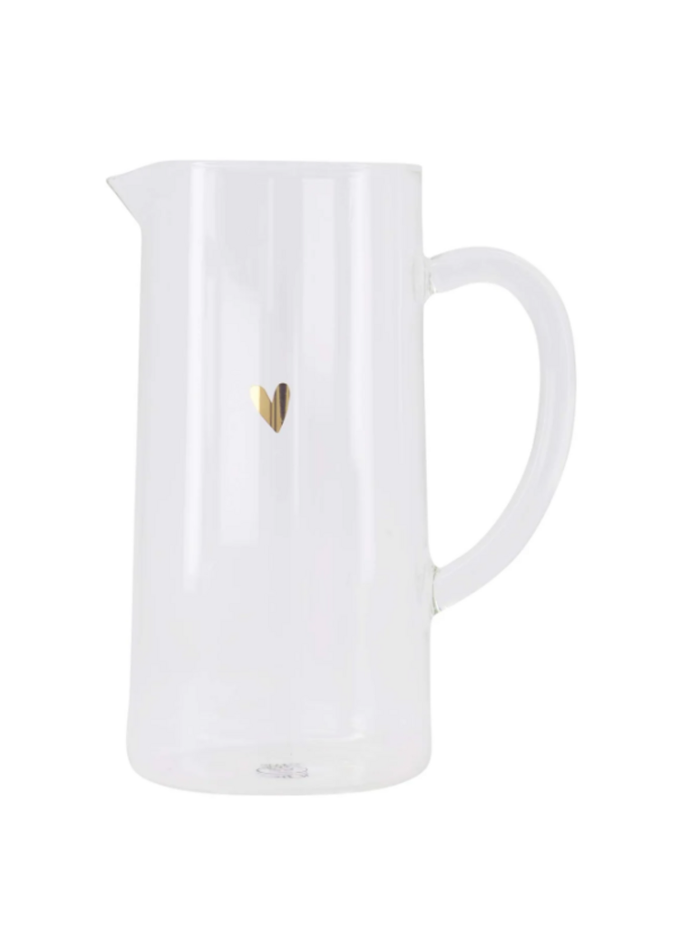 Zusss Zusss | Waterkan glas hartje