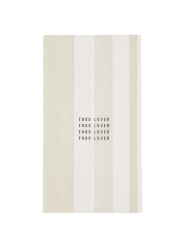 Zusss Zusss | Servetten rechthoek streep food lover