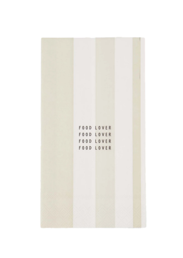 Zusss Zusss | Servetten rechthoek streep food lover