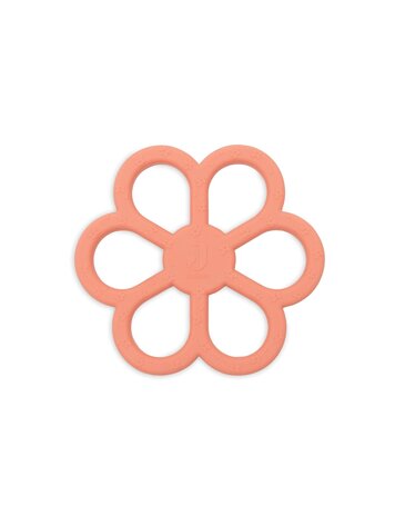 Jollein Jollein | Bijtring siliconen flower coral rose