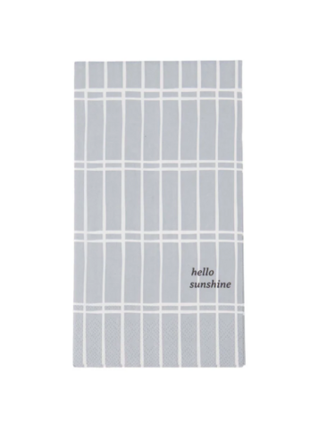 Zusss Zusss | Servetten rechthoek ruit hello sunshine
