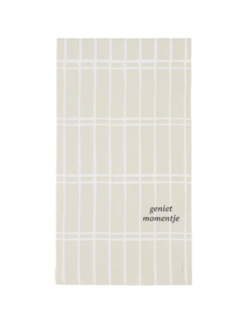 Zusss Zusss | Servetten rechthoek ruit geniet momentje