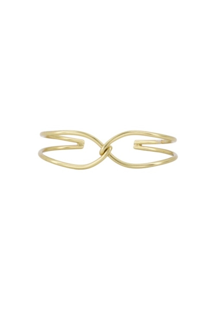 Zusss Zusss | Armband bangle met een twist