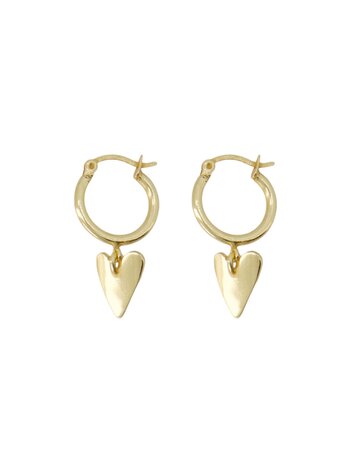 Zusss Zusss | Oorbellen met ring en hart