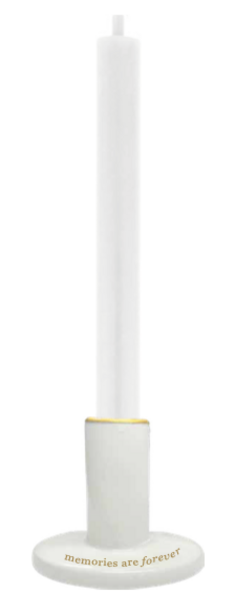Zusss Zusss | Kandelaar keramiek memories are forever wit/goud wit / goud