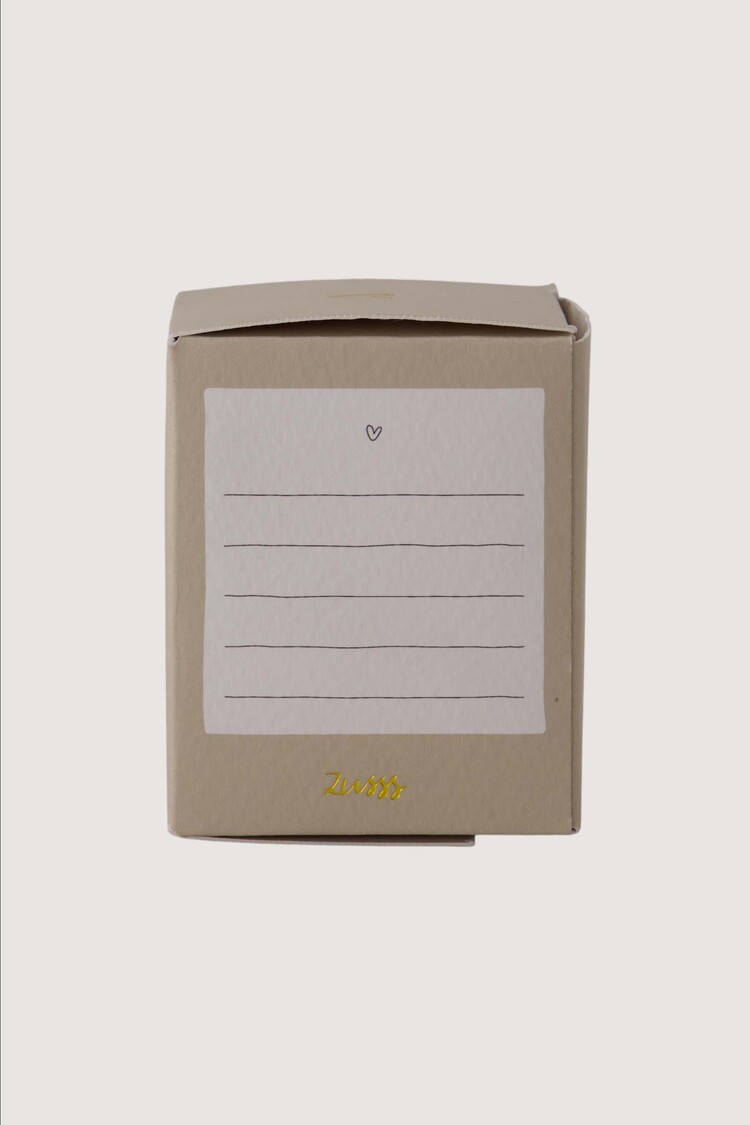 Zusss Zusss | Geurkaars glas in doosje lucky to have you wit / lichtgroen