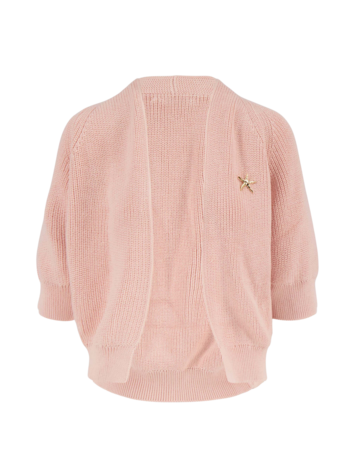 Zusss Zusss | Vest met vleermuis mouw soft pink