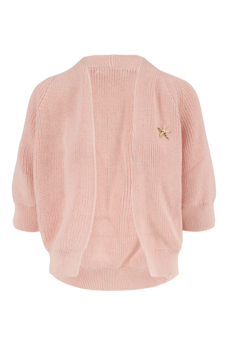 Zusss Zusss | Vest met vleermuis mouw soft pink