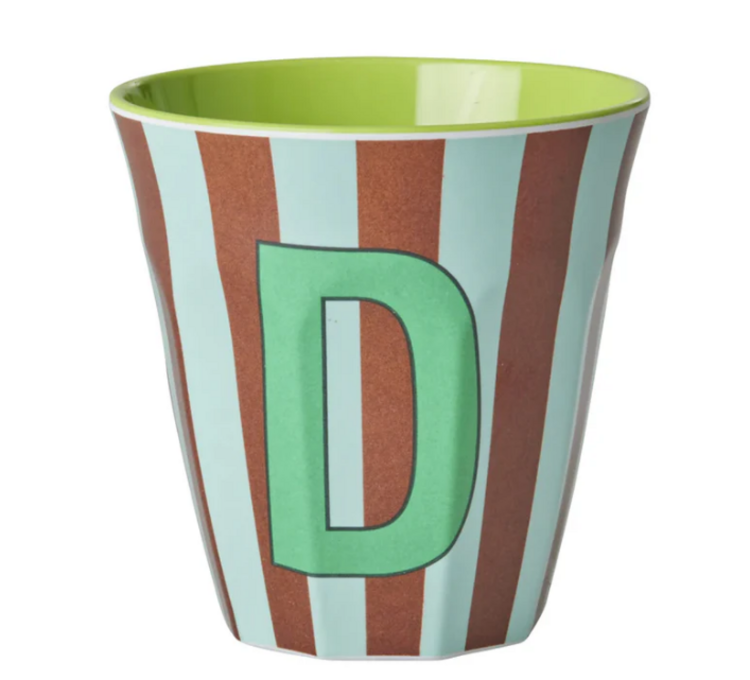 Rice Rice | Mok melamine D meerkleurig stripes