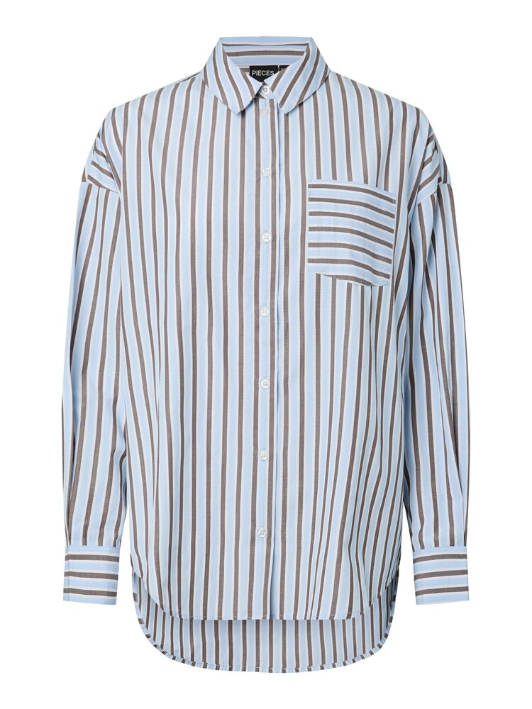 Pieces Pieces | Blouse Palmer cashmere blue cloud dancer