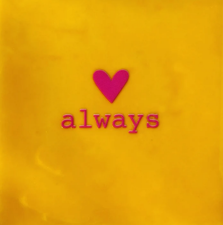 Yett Yett | Tegeltje always (hartje) geel