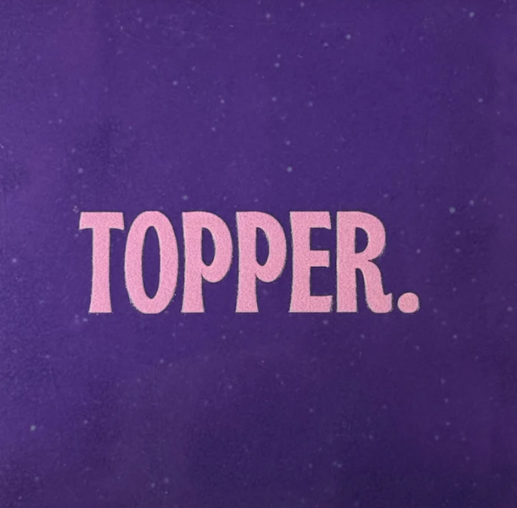 Yett Yett | Tegeltje topper paars/roze