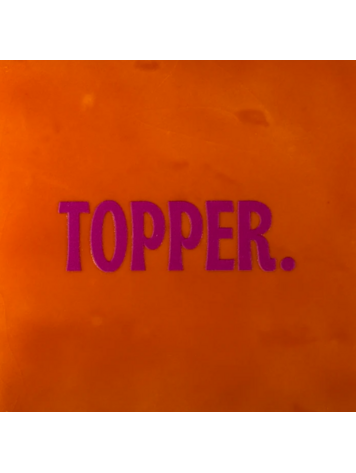 Yett Yett | Tegeltje topper oranje/roze