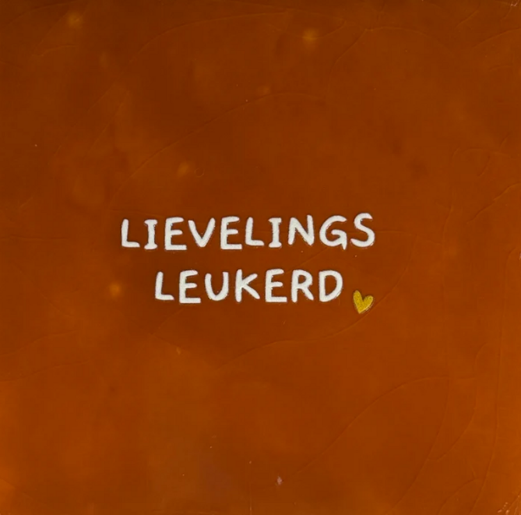 Yett Yett | Tegeltje lievelingsleukerd terra